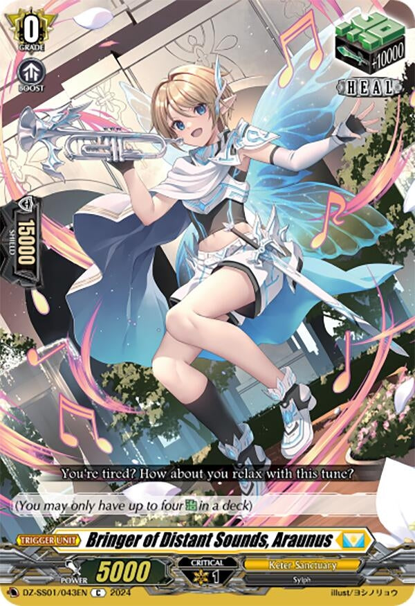 Bringer of Distant Sounds Araunus (1043) [DZ-SS01] - Cardfight Vanguard Single