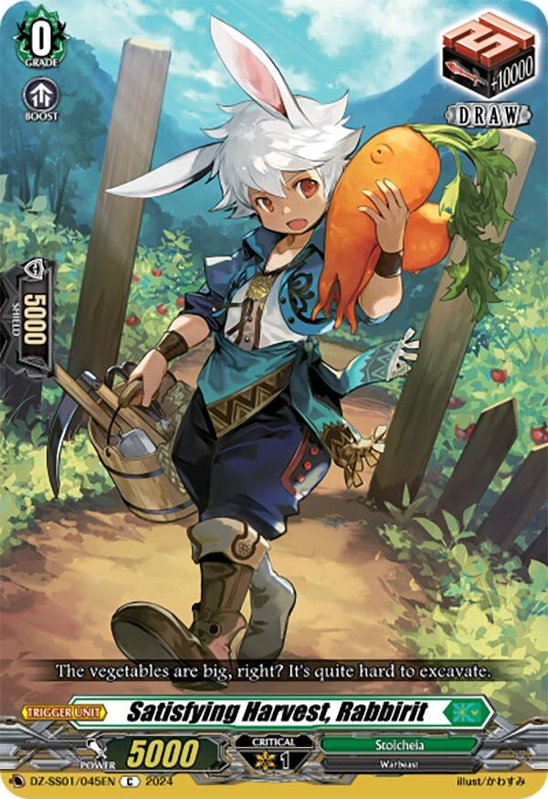 Satisfying Harvest Rabbirit (1045) [DZ-SS01] - Cardfight Vanguard Single