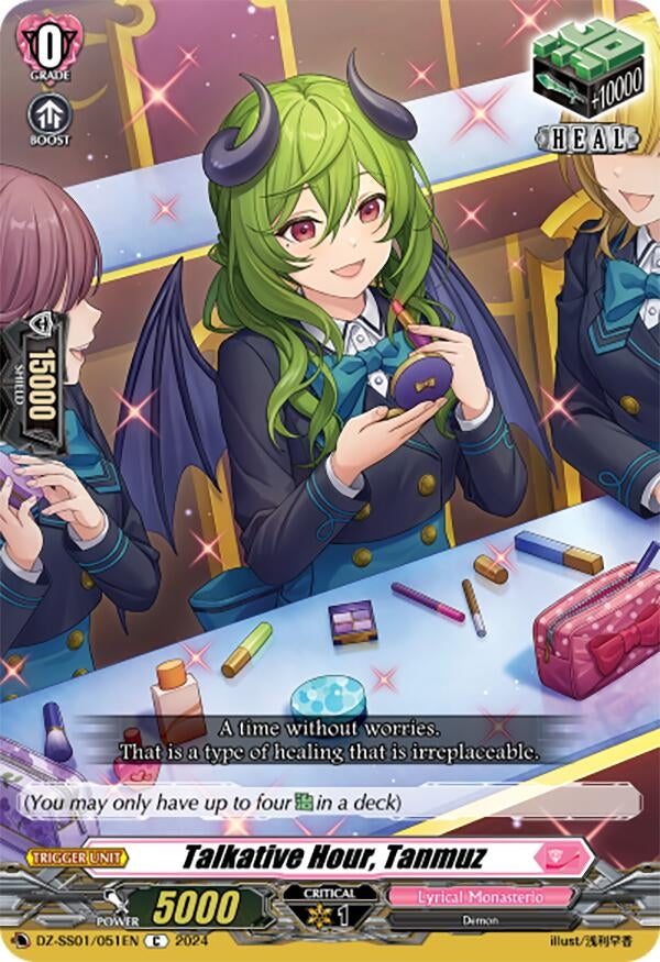 Talkative Hour Tanmuz (1051) [DZ-SS01] - Cardfight Vanguard Single