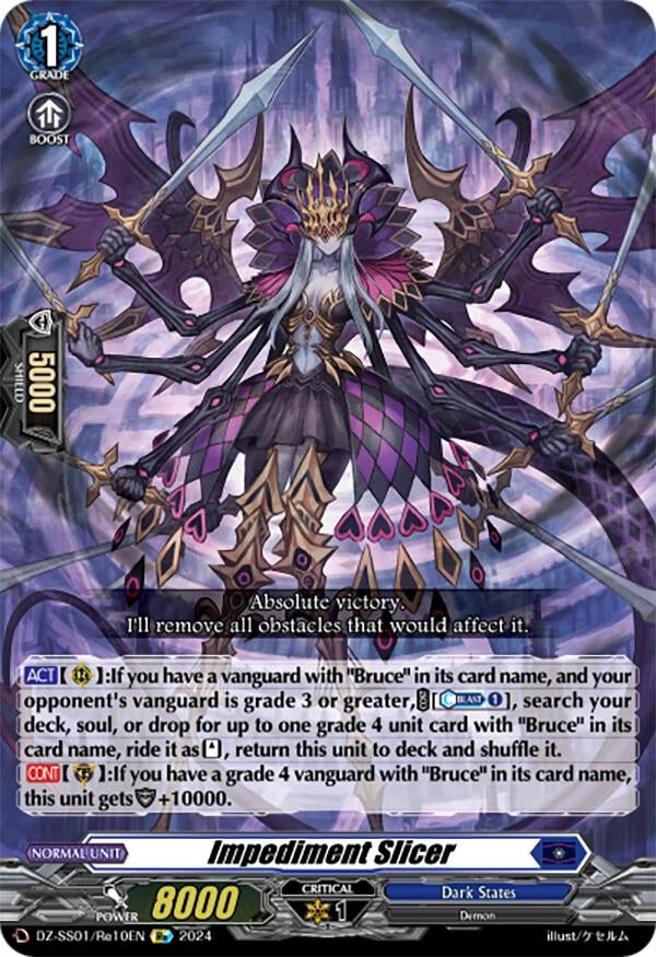 Impediment Slicer (110) [DZ-SS01] - Cardfight Vanguard Single