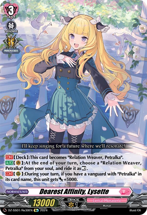 Dearest Affinity Lysette (130) [DZ-SS01] - Cardfight Vanguard Single