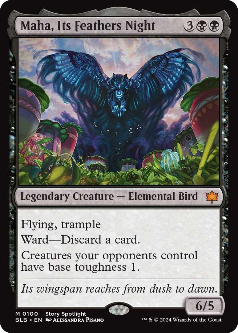 Maha Its Feather Night (100) [BLB] - MTG Single