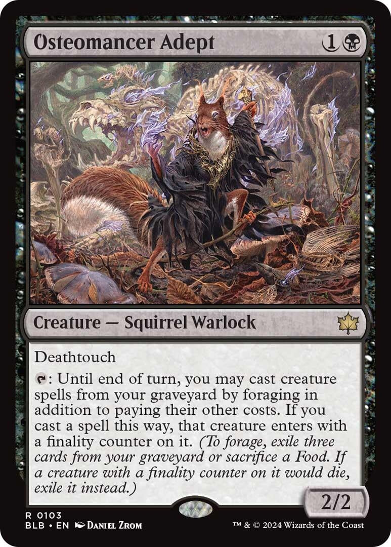 Osteomancer Adept (103) [BLB] - MTG Single
