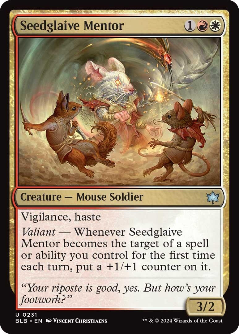 Seedglaive Mentor (231) [BLB] - MTG Single