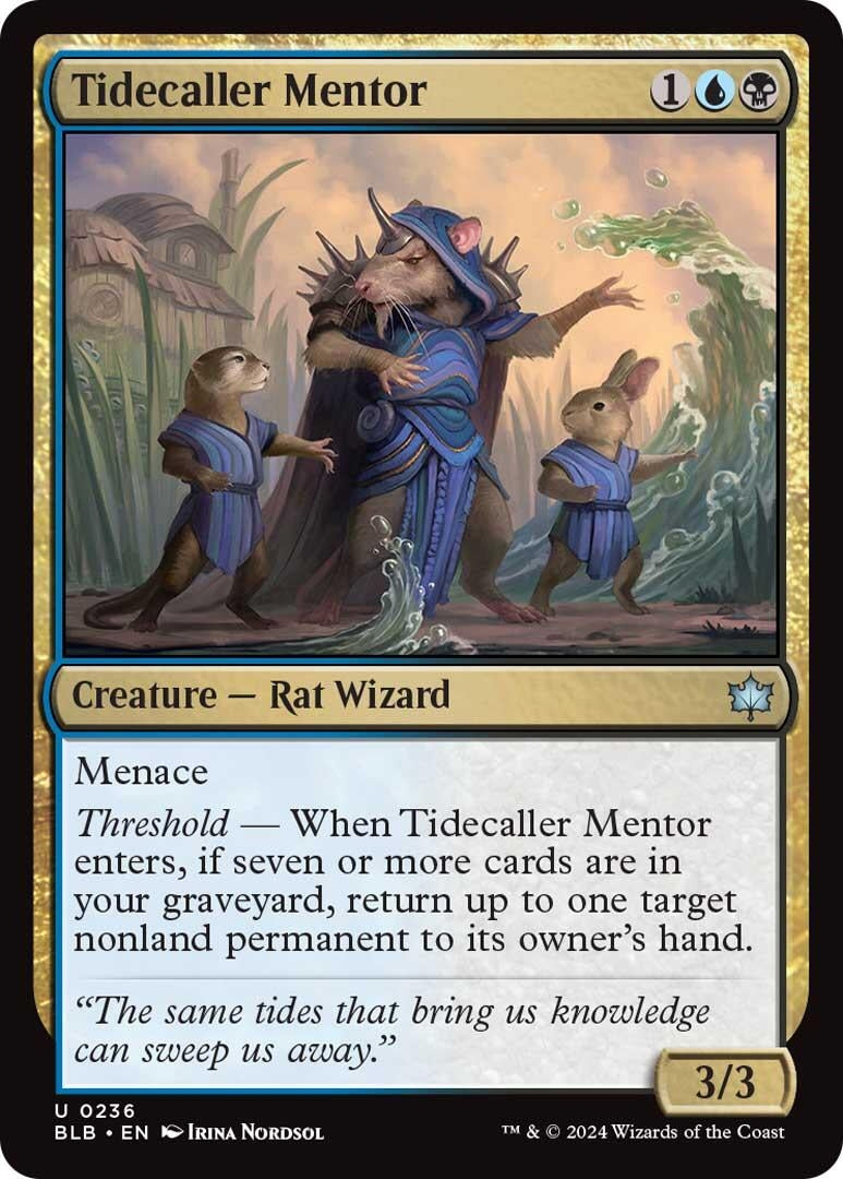 Tidecaller Mentor (236) [BLB] - MTG Single
