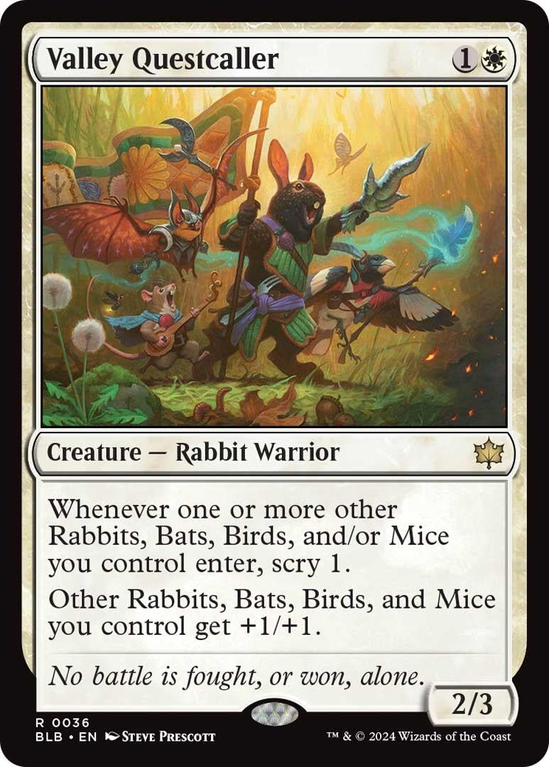 Valley Questcaller (36) [BLB] - MTG Single