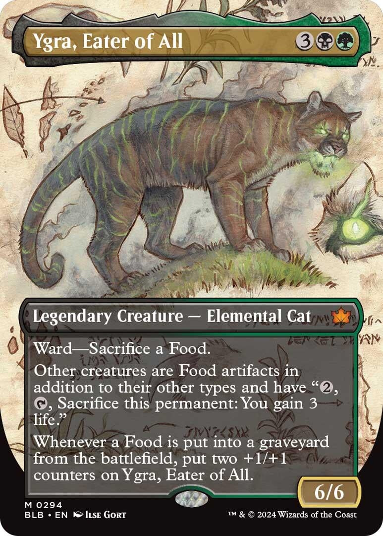 Ygra Eater of All (Borderless) (294) [BLB] - MTG Single