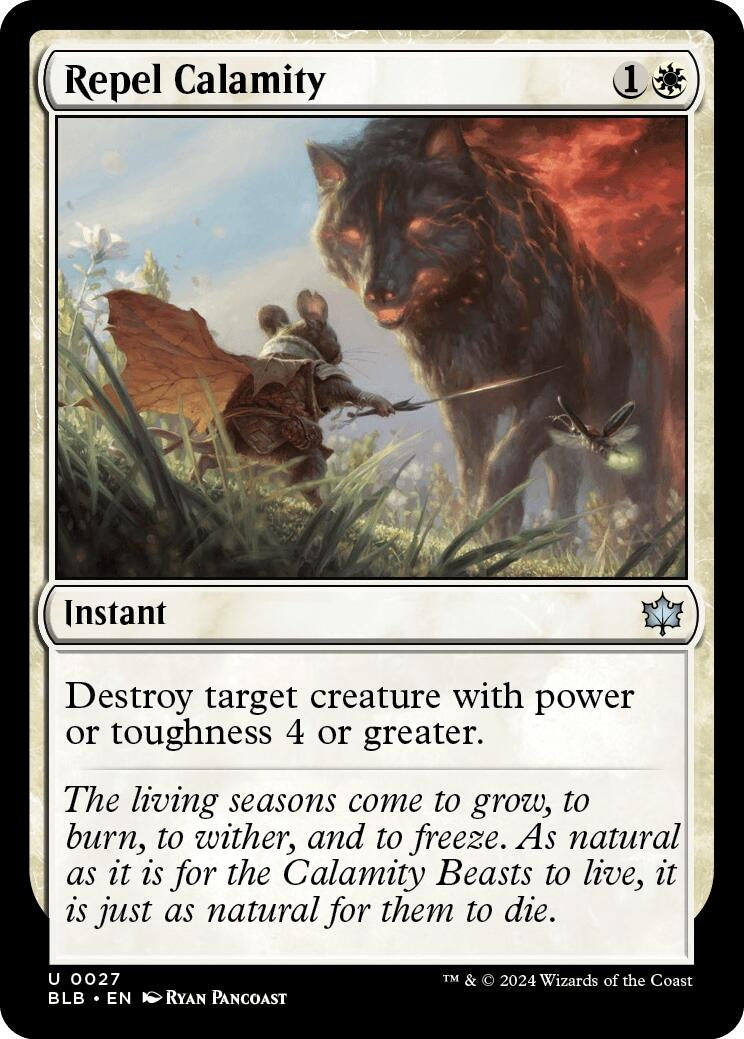 Repel Calamity (27) [BLB] - MTG Single