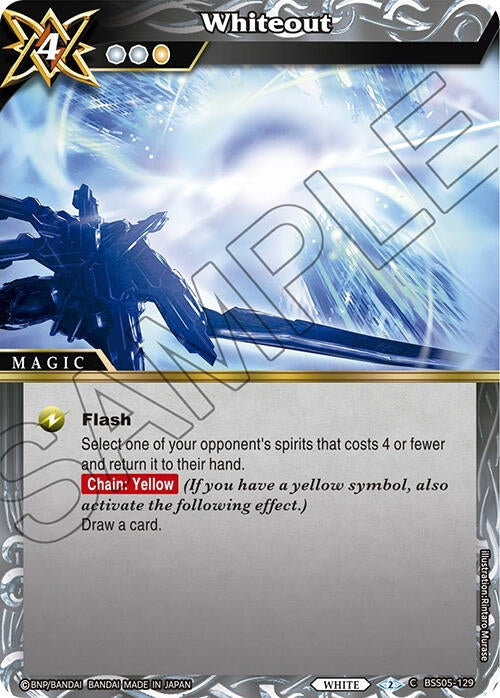 Whiteout (5129) [BSS05] - Battle Spirits Saga Single