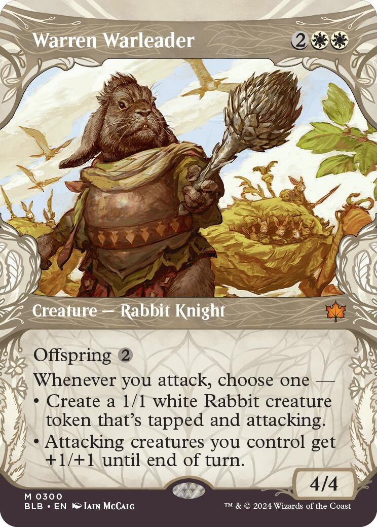 Warren Warleader (Showcase) (300) [BLB] - MTG Single