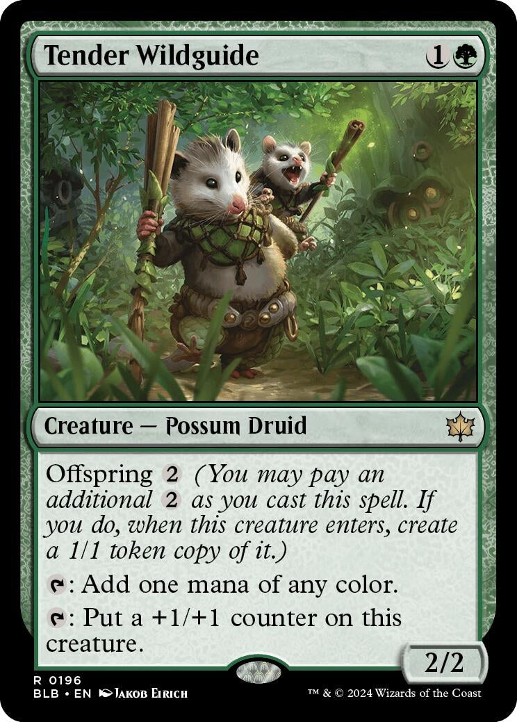 Tender Wildguide (196) [BLB] - MTG Single