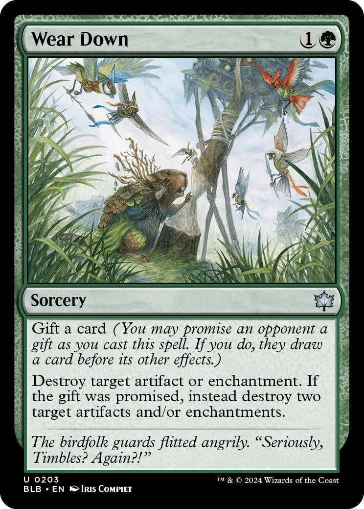 Wear Down (203) [BLB] - MTG Single