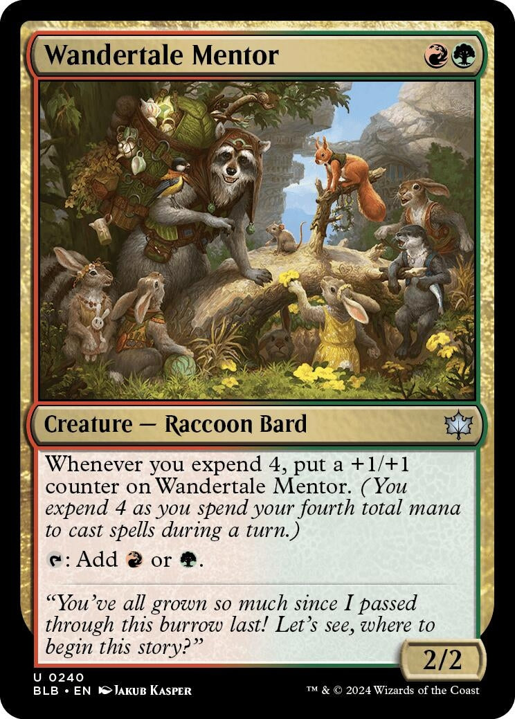 Wandertale Mentor (240) [BLB] - MTG Single