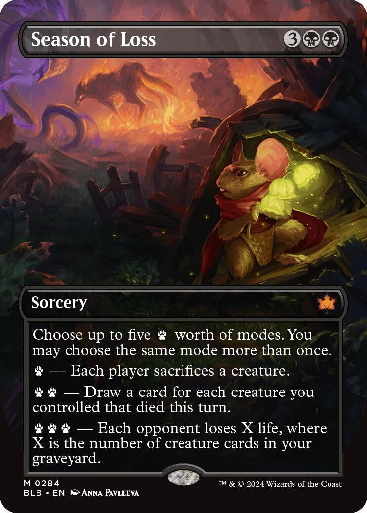 Season of Loss (Borderless) (284) [BLB] - MTG Single