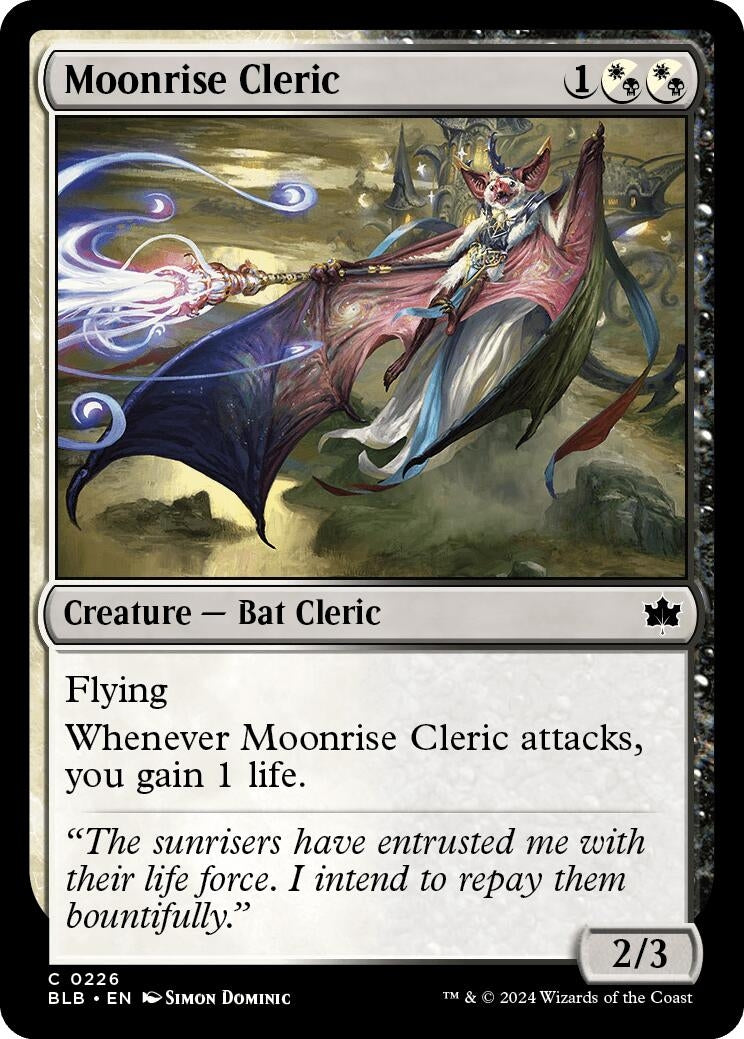 Moonrise Cleric (226) [BLB] - MTG Single
