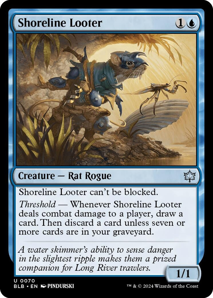 Shoreline Looter (70) [BLB] - MTG Single