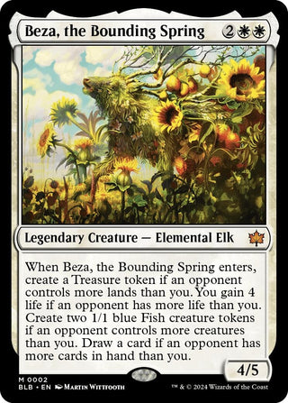 Beza the Bounding Spring (2) [BLB] - MTG Single