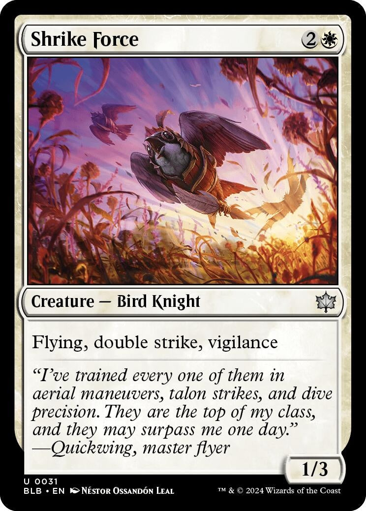 Shrike Force (31) [BLB] - MTG Single