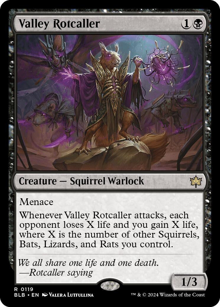 Valley Rotcaller (119) [BLB] - MTG Single
