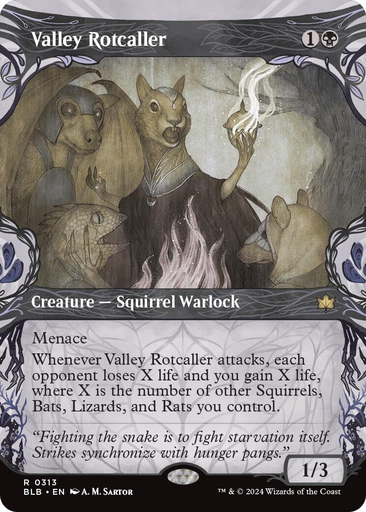 Valley Rotcaller (Showcase) (313) [BLB] - MTG Single