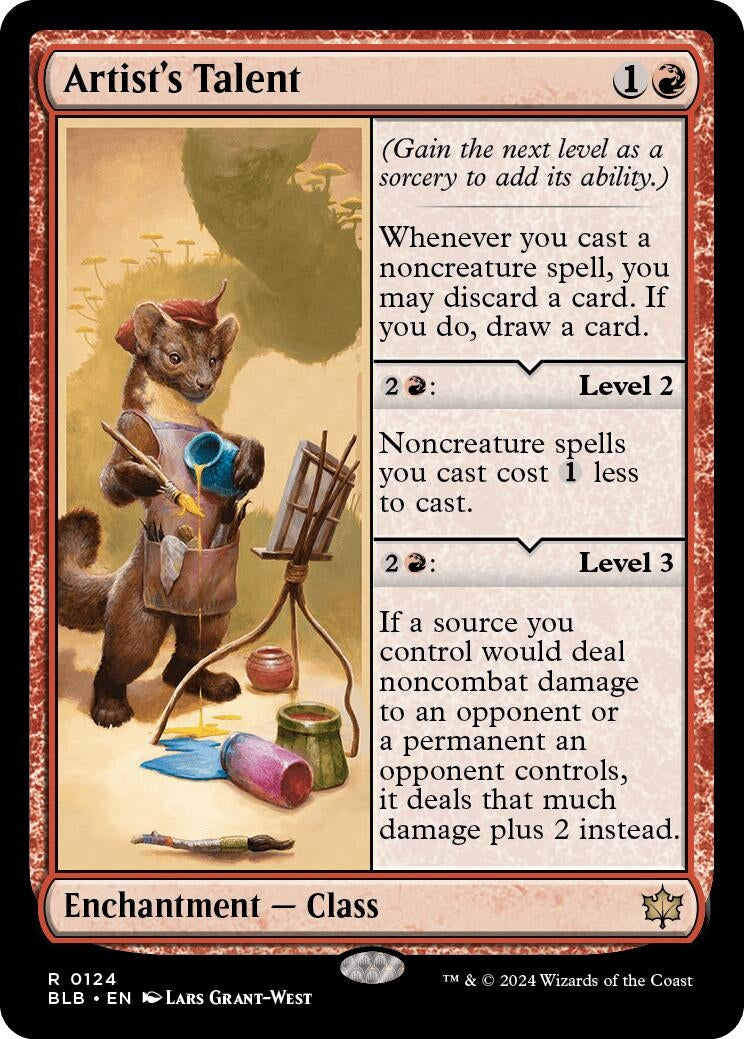 Artist’s Talent (124) [BLB] - MTG Single