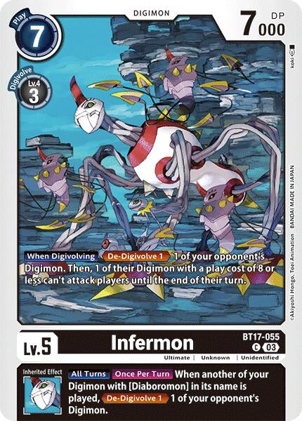Infermon (17055) [BT17] - Digimon Card Game Single