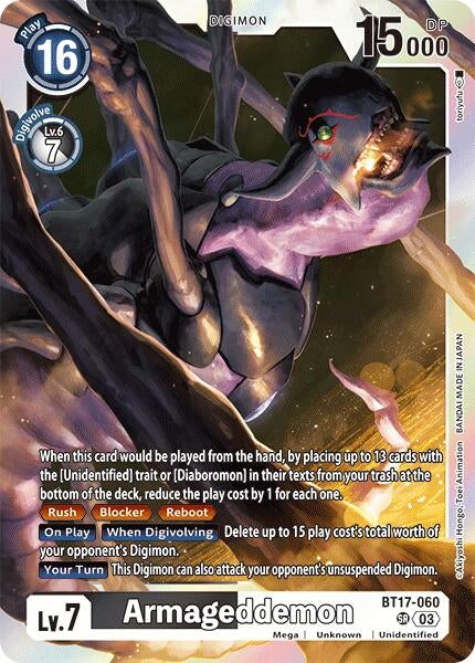 Armageddemon (17060) [BT17] - Digimon Card Game Single