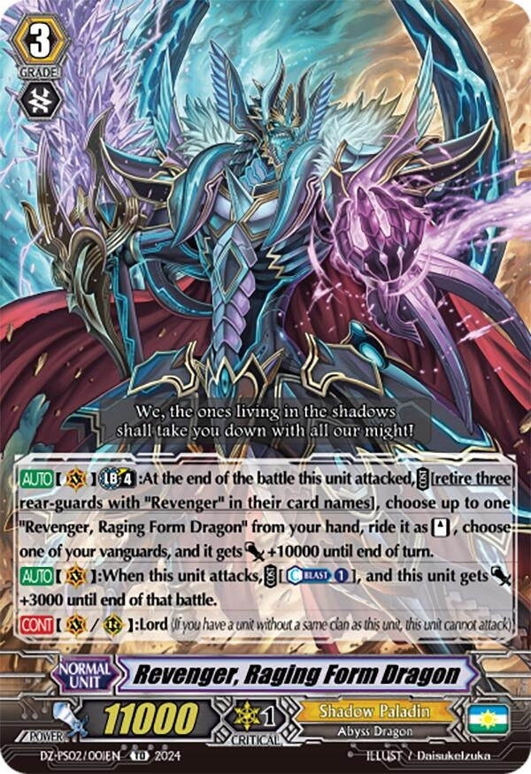 Revenger Raging Form Dragon (2001) [DZ-PS02] - Cardfight Vanguard Single
