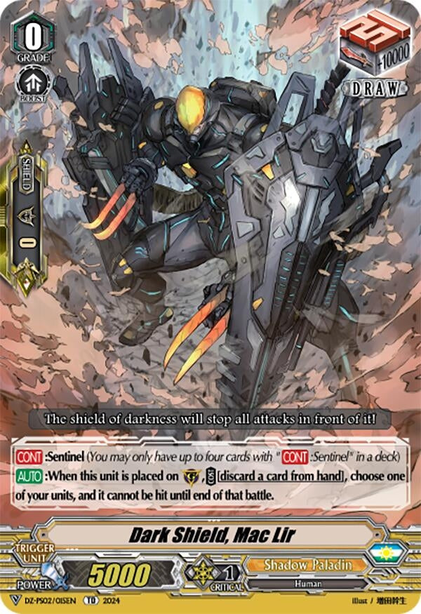 Dark Shield Mac Lir (2015) [DZ-PS02] - Cardfight Vanguard Single
