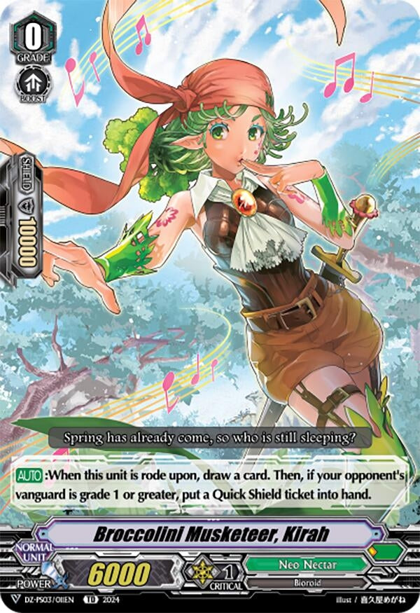 Broccolini Musketeer Kirah (3011) [DZ-PS03] - Cardfight Vanguard Single
