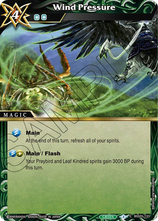 Wind Pressure (5133) [BSS05] - Battle Spirits Saga Single