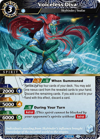 Voiceless Diva (5088) [BSS05] - Battle Spirits Saga Single