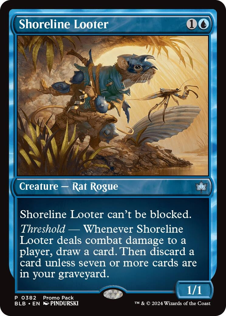Shoreline Looter (382) [PPBLB] - MTG Single
