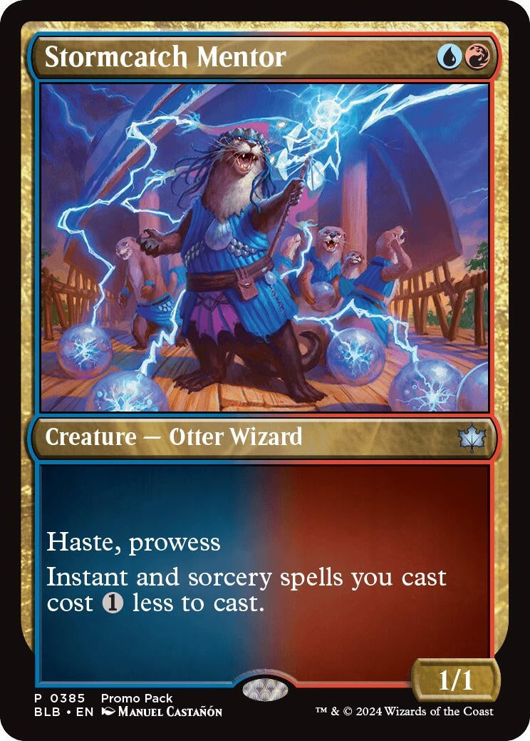 Stormcatch Mentor (385) [PPBLB] - MTG Single