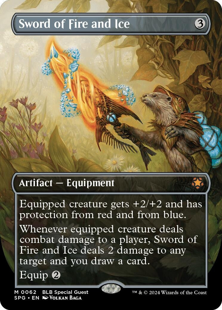 Sword of Fire and Ice (Borderless) (62) [SPG] - MTG Single