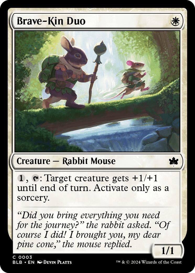 Brave-Kin Duo (3) [BLB] - MTG Single