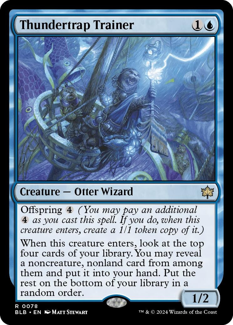 Thundertrap Trainer (78) [BLB] - MTG Single