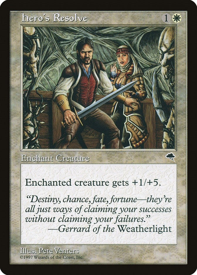 Hero’s Resolve (23) [TMP] - MTG Single