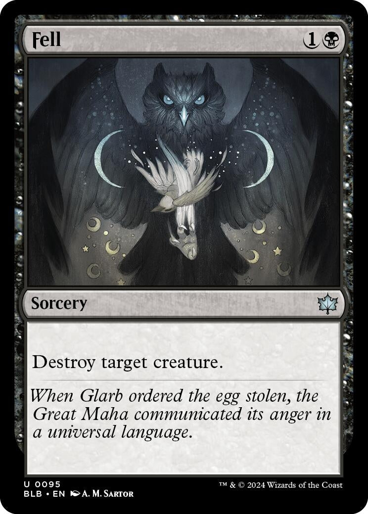 Fell (95) [BLB] - MTG Single