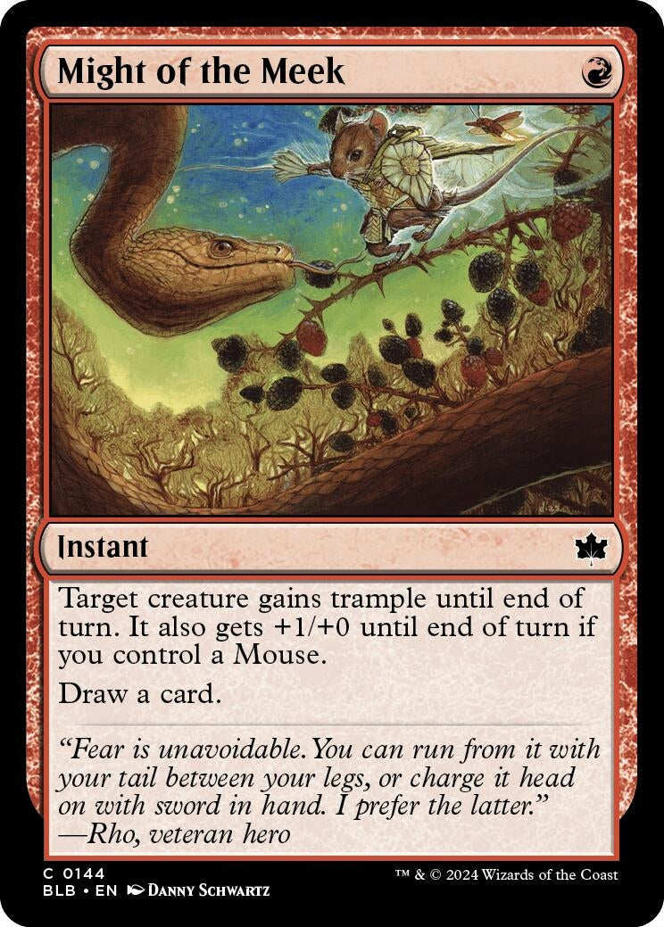 Might of the Meek (144) [BLB] - MTG Single