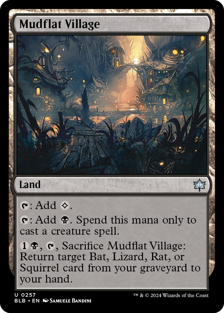 Mudflat Village (257) [BLB] - MTG Single
