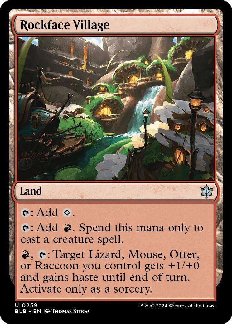 Rockface Village (259) [BLB] - MTG Single