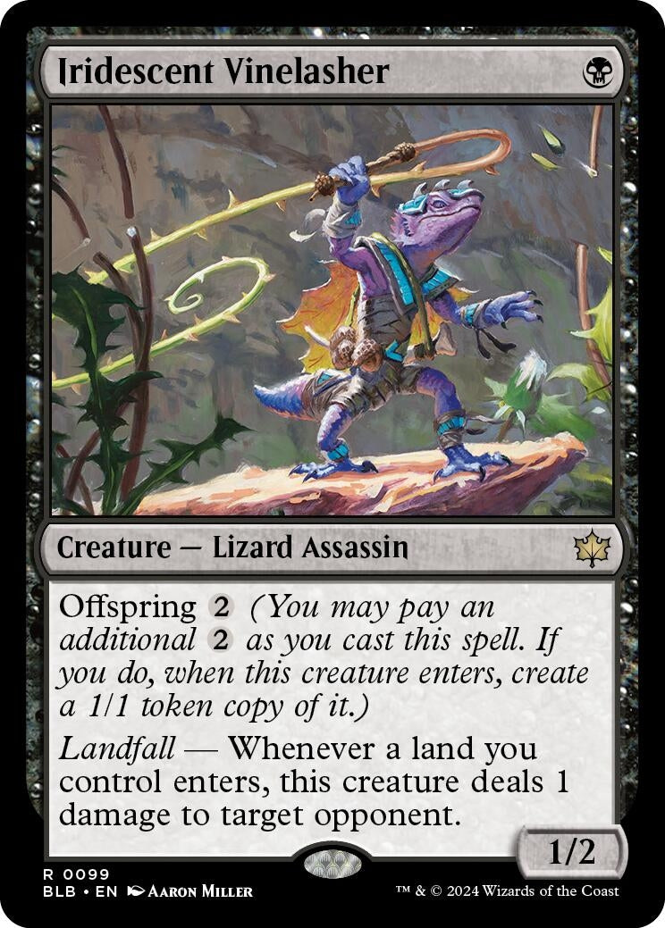 Iridescent Vinelasher (99) [BLB] - MTG Single