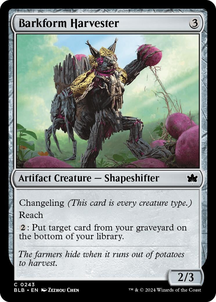 Barkform Harvester (243) [BLB] - MTG Single
