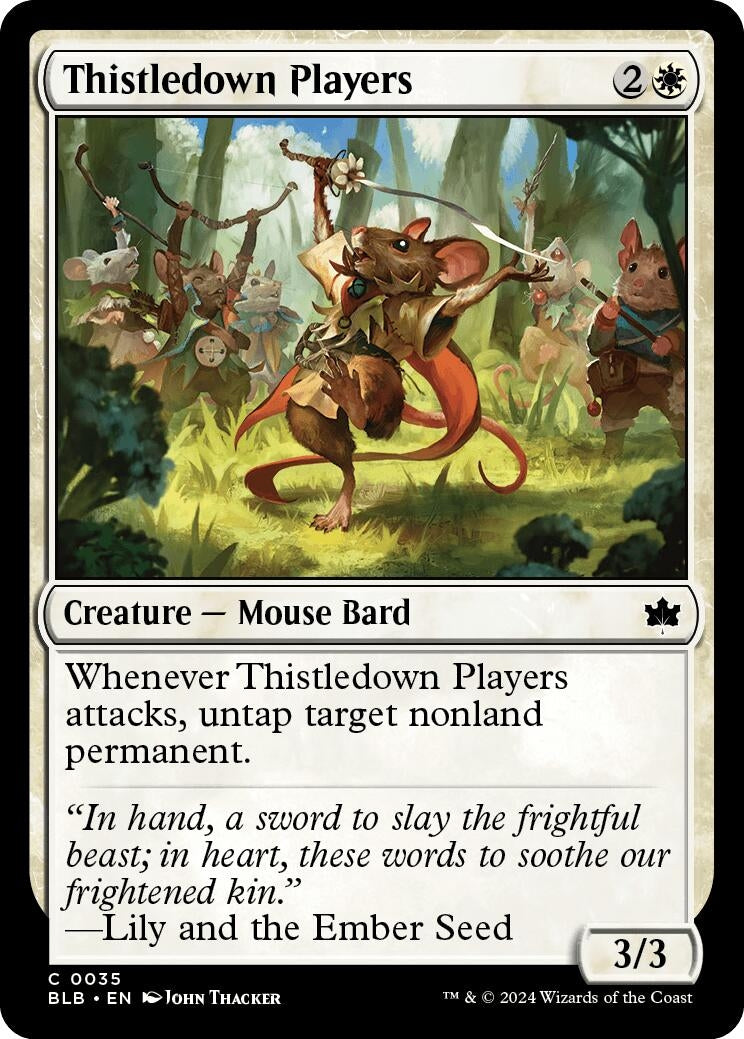 Thistledown Players (35) [BLB] - MTG Single