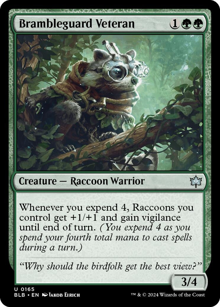 Brambleguard Veteran (165) [BLB] - MTG Single