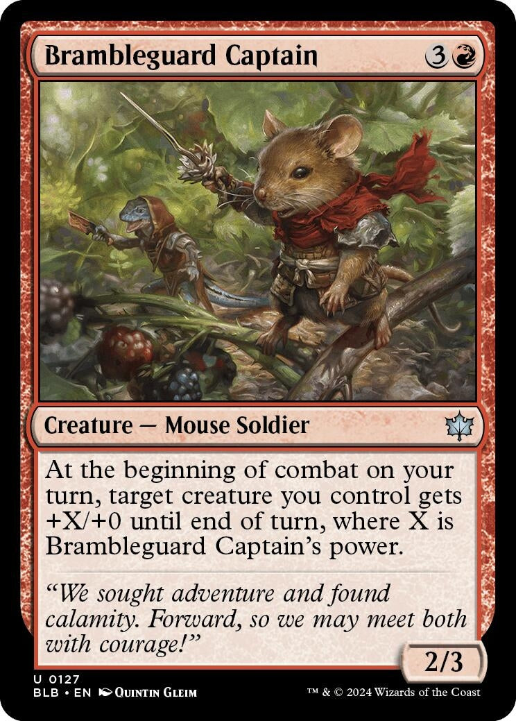 Brambleguard Captain (127) [BLB] - MTG Single