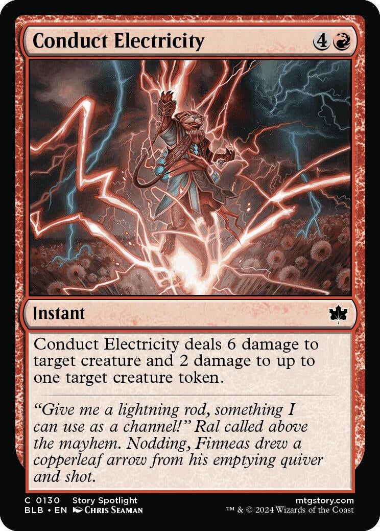 Conduct Electricity (130) [BLB] - MTG Single