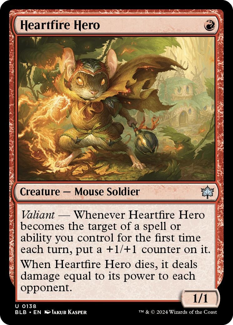 Heartfire Hero (138) [BLB] - MTG Single