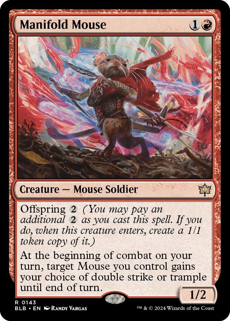 Manifold Mouse (143) [BLB] - MTG Single